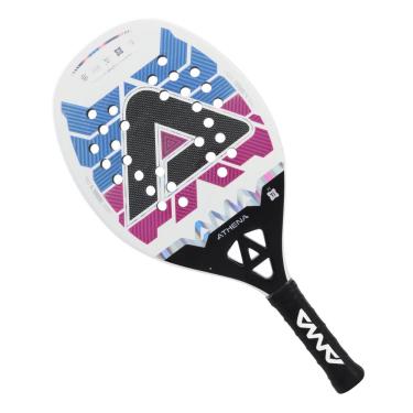 Imagem de Raquete de Beach Tennis Ama Sport Athena 2025 3K Silver-325g