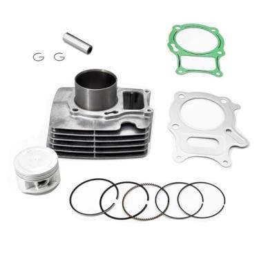 Imagem de Rmaifc Kit de reconstrução de junta de anel de pistão de cilindro para Honda Kit de reconstrução de junta de pistão de cilindro 68,5 mm para TRX250EX Sportrax 250 2X4 2003-08 TRX250X 2016-19 Recon