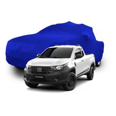 Imagem de Capa Para Cobrir Carro Picape Fiat Strada Cabine Estendida - Lobo sete