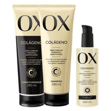 Imagem de Kit Ox Colágeno Duo 240ml Sérum Noturno - OX COSMÉTICOS