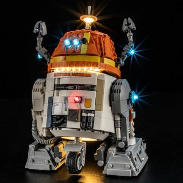 Imagem de BRIKSMAX Kit de luz 2.0 para Lego Chopper C1-10P Astromech Droid - Iluminação LED inovadora compatível com Lego Star Wars 75416 - Conjunto Lego não incluído
