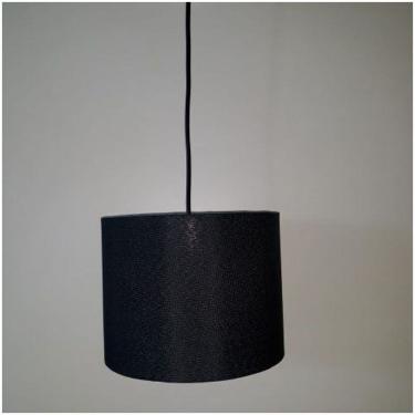 Imagem de Luminária Pendente Cúpula Preta Para E27