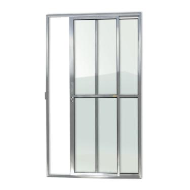 Imagem de Porta De Correr 2 Folhas Super Vidro Liso 210cm X 120cm Brimak Brilhante