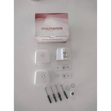 Imagem de Kit 02 Janela pivotante V/A capela de vidro temperado - Ipolímeros (Branco)