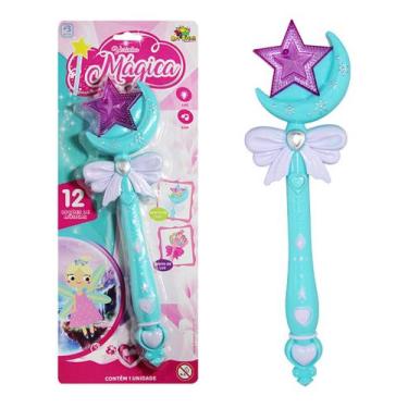 Imagem de Varinha Mágica Encantada Luz E Som Fada Princesa Menina - Art Brink