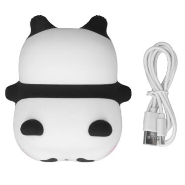 Imagem de Silicone Night Light LED Panda em forma de brilho ajustável Lâmpada de cabeceira para crianças sala de berçário Presente de iluminação suave segura