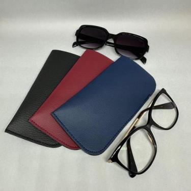 Imagem de Kit 3 porta óculos de sol e grau (case /capinha /estojo /caixinha) em 