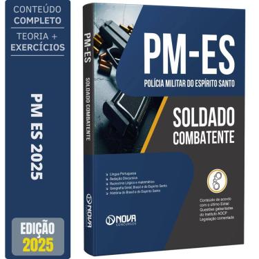 Imagem de Apostila Pm Es 2025 - Soldado Combatente