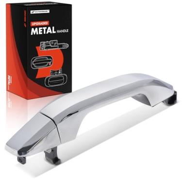 Imagem de A-Premium Maçaneta exterior de metal atualizada traseira esquerda ou direita compatível com Chevrolet Silverado 1500 2500 3500 HD, Tahoe, Colorado, Suburban e GMC Sierra, Yukon XL, Canyon e Cadillac
