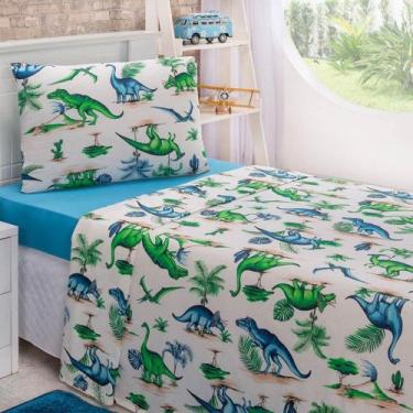 Imagem de Jogo De Lençol Fantasy Solteiro 03 Peças Malha 100% Algodão Infantil -