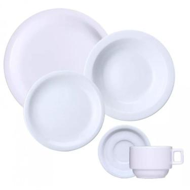 Imagem de Aparelho Jogo De Jantar Cha Porcelana 30 Peças Iguaçu Germer