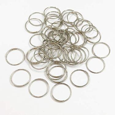 Imagem de Chaveiro redondo de 500 peças de metal dividido anéis de aço inoxidável para lustre, cortina, apanhadores de sol, guirlanda de cristal, colares, brincos, acessórios de luz de contas, 11mm, Silver