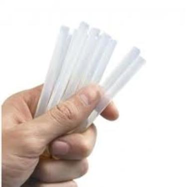 Imagem de Kit de Cola Quente, 10 Bastões, Fino ou Grosso, Transparente (FINO)