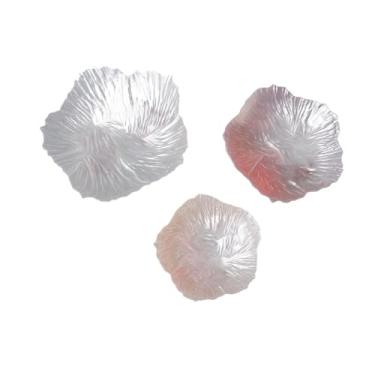 Imagem de IEUDNS Prato de vidro com 3 peças de luxo para flores, prato para jantar, para entrada, tigela para chaves, bolo, frutas, sala de jantar, balcão da cozinha