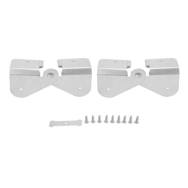 Imagem de Dobre a dobradiça de alumínio fácil instalação de extensão da calha deslize para cima da dobradiça para retângulo de manutenção de paisagismo de dowNspout de dowNspout