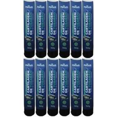 Imagem de Revenda 12 Pomada Massageadora Cartilagem De Tubarão 150G - Apinil