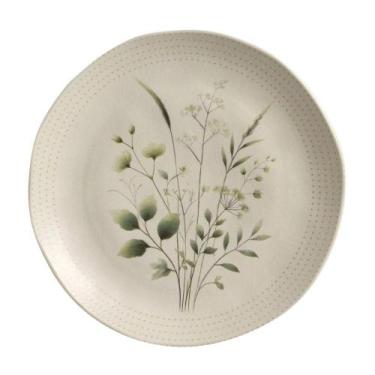 Imagem de Prato Raso Em Cerâmica Orgânico Ammi 26,5cm Porto Brasil