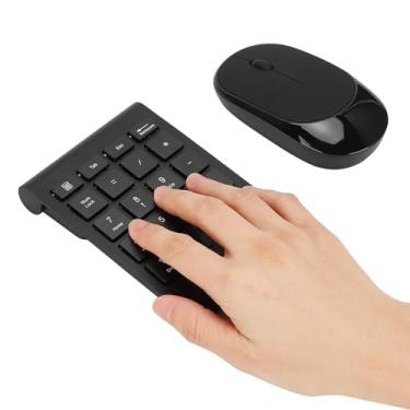Imagem de YOUTHINK Wireless Thin 22 Key Sem Comutação Teclado Digital Mouse Sem Fio Conjunto para RF304T