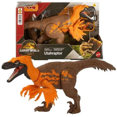 Imagem de Figura Jurassic World Dinossauro Utahraptor com Som Mattel