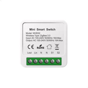 Imagem de Relé Inteligente Módulo interruptor ZigBee 1 canal Alexa Google - Kico