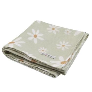 Imagem de Fralda Estampada Margaridas 100% Algodão | 70cm x 70cm | Arti In Panno