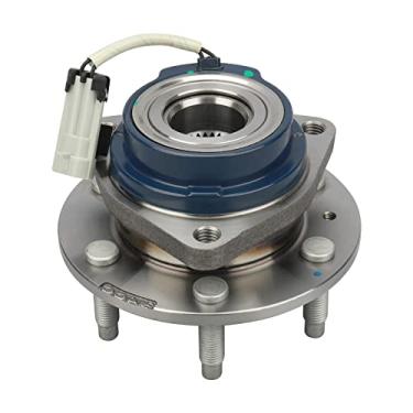 Imagem de IRONTEK 513198 AWD Rolamento frontal e traseiro e conjunto de cubo para 2004-2009 Cadillac SRX AWD 4WD 6LugIRONTEK prata IRK513198