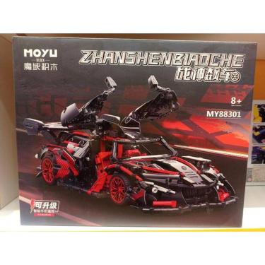 Imagem de Blocos de Montar Carro Vermelho MY88301 Brinquedo de Blocos de Construção