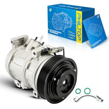 Imagem de PHILTOP Compressor AC 78388 para Camry 2002-2006, Highlander 2001-2007 2.4L, Solara 2002-2008 2.4L, 8832006080 Compressor de ar condicionado