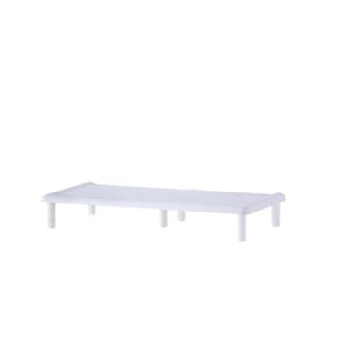 Imagem de Suporte de monitor de plástico, organizador de mesa ajustável em altura, suporte de monitor de computador para impressora, PC, uso doméstico e escritório, economize espaço