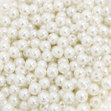 Imagem de PÉROLA DE ABS LISA Nº 06 20G PEROLA 6 MM - LADEIRA BIJUTERIAS, PÉROLA