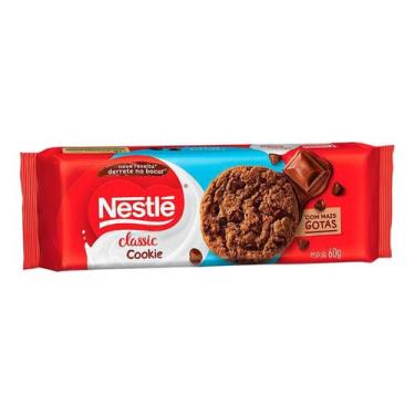 Imagem de Kit c/ 6 Biscoito Nestle Classic de chocolate 60g - Nestlé