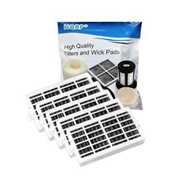 Imagem de HQRP Pacote com 5 filtros de ar para geladeira compatíveis com Whirlpool W10311524 AIR1, 2319308, W10335147, W10315189 FreshFlow