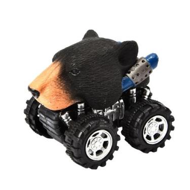 Imagem de 4pc dinossauros brinquedos carros para crianças puxar para trás brinqu