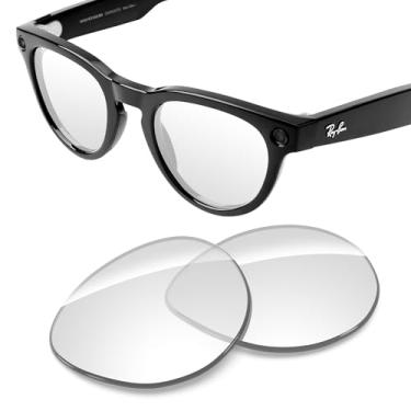 Imagem de Tintart Lentes de substituição de desempenho compatíveis com RayBan Meta Headliner RW4009 50 mm - UV400 transparente