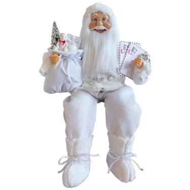 Imagem de Enfeite Papai Noel Sentado Saco Presente/Cartas/Bengalas BR