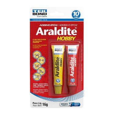 Imagem de Adesivo Cola Epóxi Instântaneo Araldite Hobby 16g - Tekbond