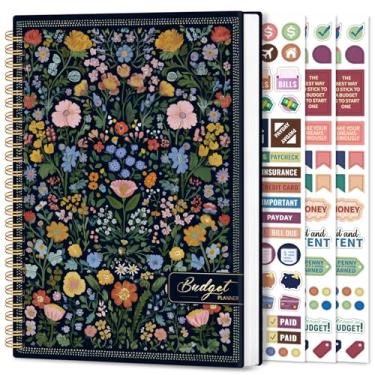 Imagem de Agenda de orçamento - Livro de orçamento mensal com caderno de rastreador de despesas, organizador de notas sem data e planejador financeiro para controlar seu dinheiro, livro de contas 2025-2026 para