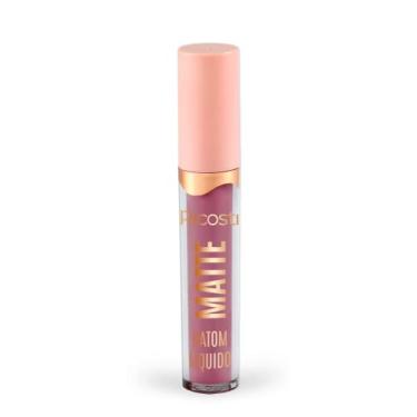 Imagem de Batom Liquido Matte Vegano Nude Rosado, Ricosti