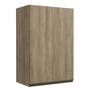 Imagem de Armário Aéreo Cozinha 60 Cm Mônica 1 Porta Nogal - Kappesberg