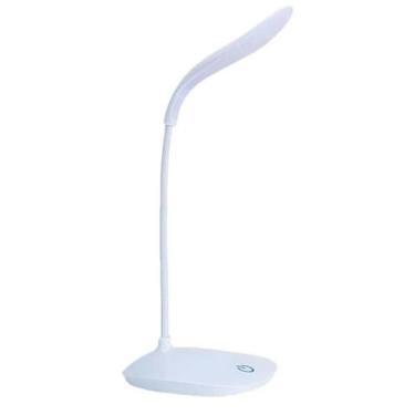 Imagem de Luminária De Mesa Recarregável USB Led Estudo Leitura Branco - Art Hou