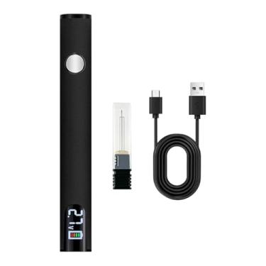 Imagem de harayaa Kit de ferro de solda sem fio, caneta de solda atualizada, mini caneta com bateria recarregável USB de 650 mAh para eletrodomésticos eletrônicos DIY, Preto