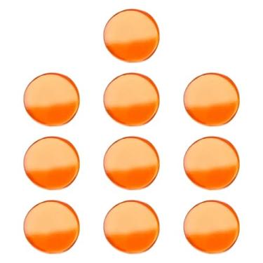 Imagem de Aymzbd 10x Ponteiras de Taco de Sinuca Acessórios de Bilhar Suprimentos Ponteiras de Taco Portáteis 1,1 Cm para Clube Bar Lazer Ao Ar Livre, Laranja