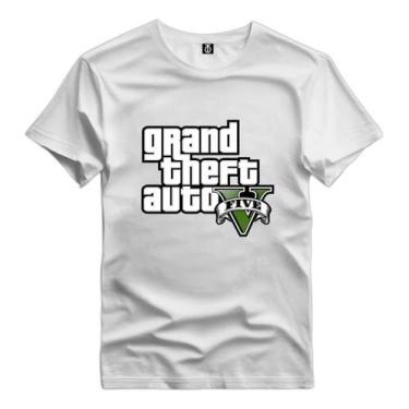 Imagem de Camisa Masculina Premium Estampada Gta V Algodão Estilosa - Versitz, B