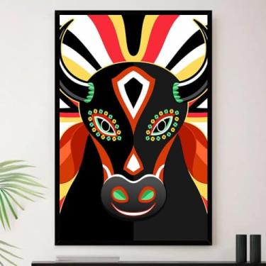 Imagem de Genérico, Quadro Bumba Meu Boi Nordeste Folclore Decorativo A3 35x45cm