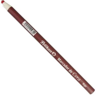 Imagem de Lápis Dermatográfico Vermelho Pelikan para Design de Sobrancelhas
