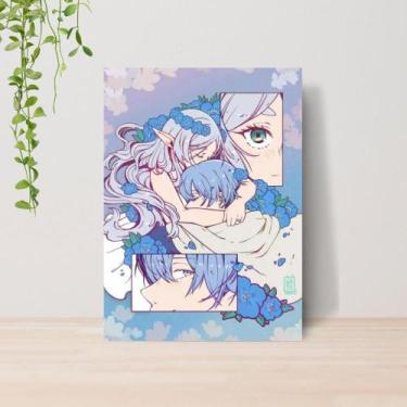 Imagem de Quadro Decorativo Anime Frieren A4  Placa MDF 006 - Lomi Art