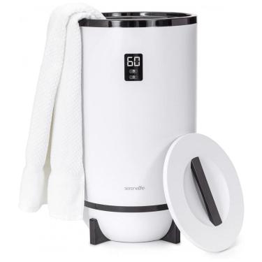 Imagem de Aquecedor de Toalha Elétrico até 2 Toalhas com Desligamento Automático, 110V 500W, SereneLife, Branco