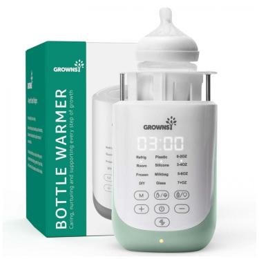 Imagem de Aquecedor de Mamadeira GROWNSY Nutri Bottle com Recurso AutoLift Inovador, Aquecimento Rápido 10 em 1 com Luz Noturna