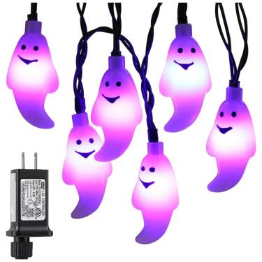 Imagem de Pisca Pisca 60 LED 6 Metros Extensível com 8 Modos e Plug 30V para Halloween