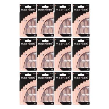 Imagem de Kit 12 Unhas Postiças Bailarina Nude UP406 - Macrilan